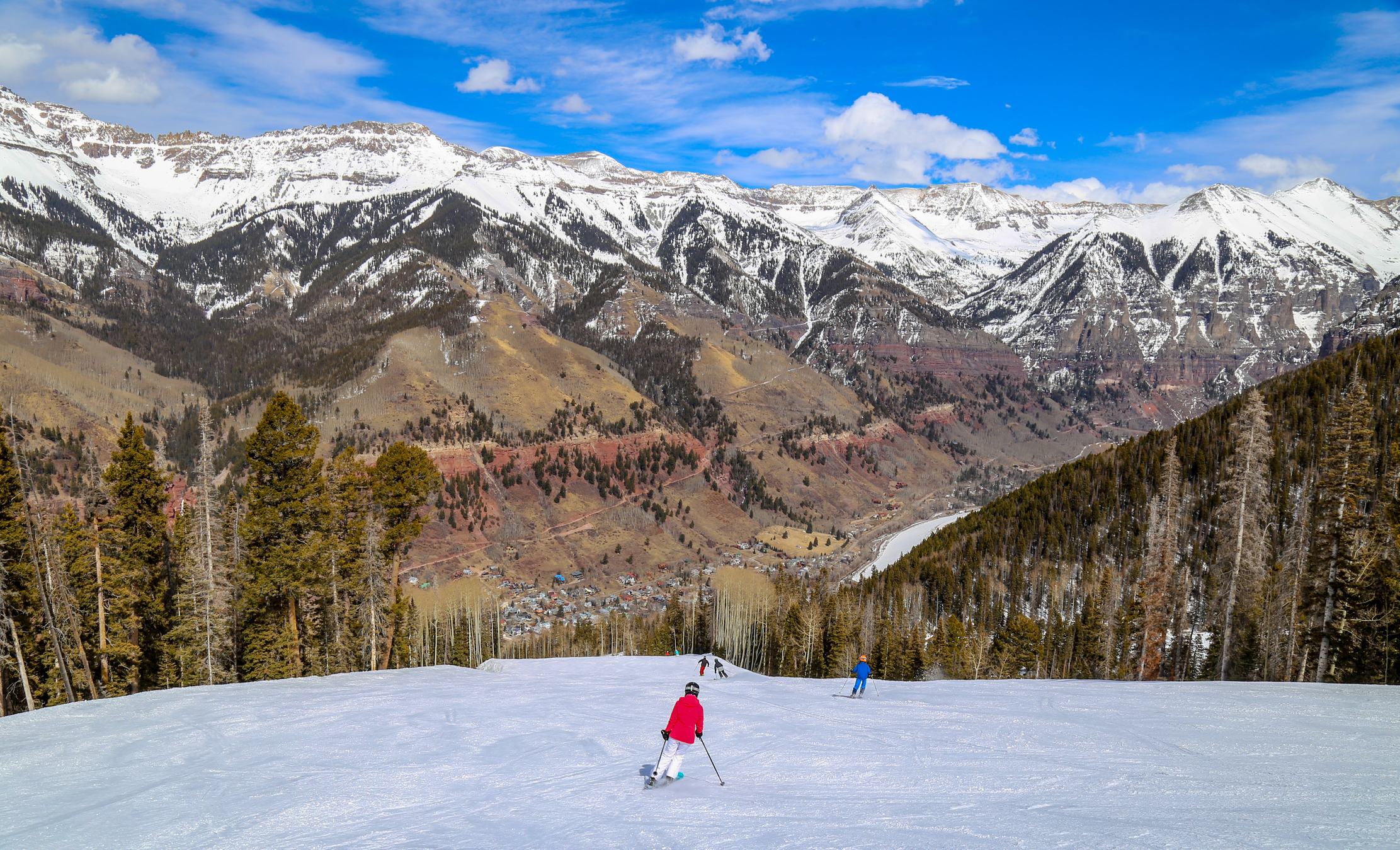 Spring Skiing at the Telluride Ski Resort Colorado