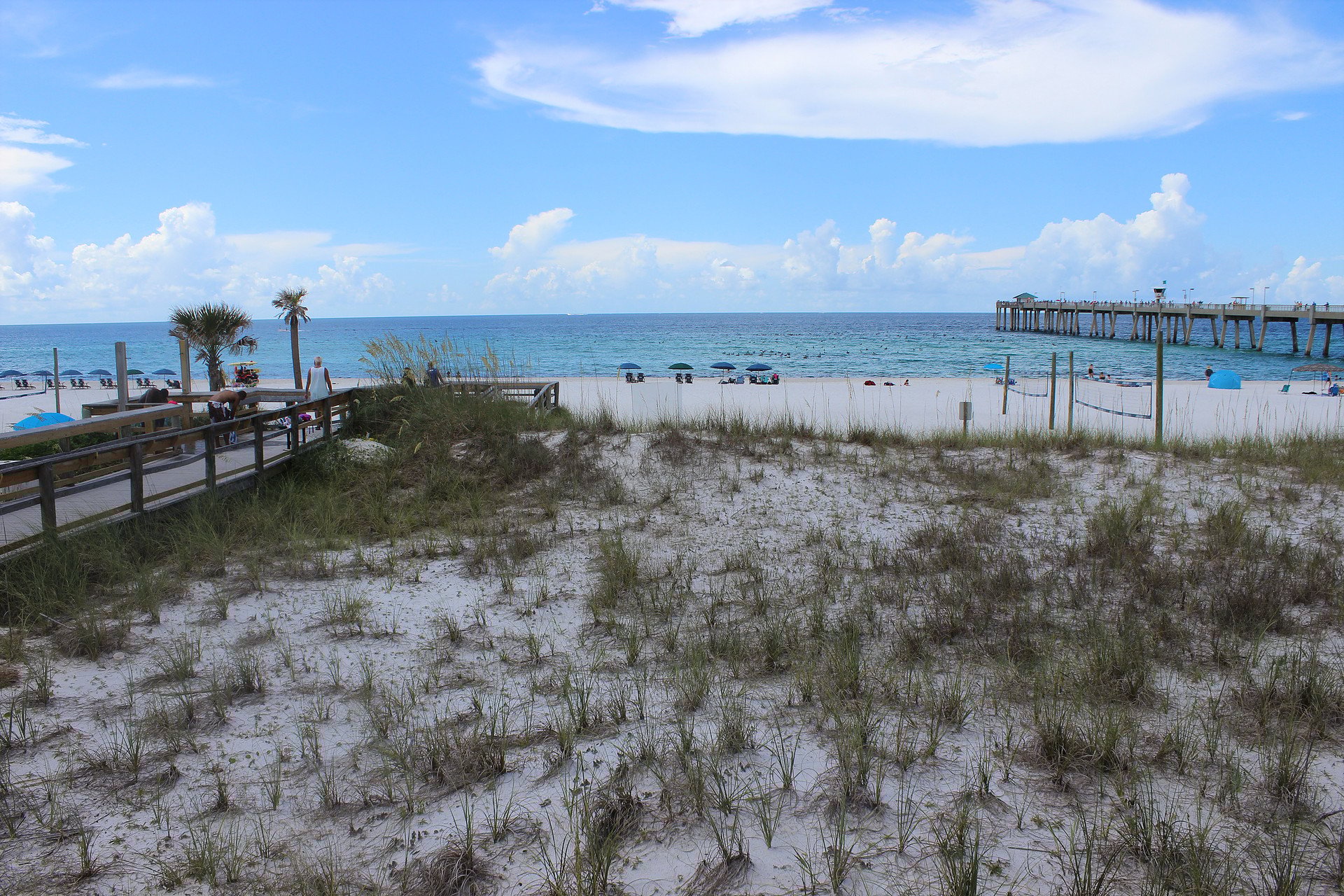 Okaloosa Island Beach, Boardwalk, and Pier