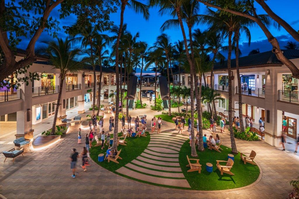 The Shops at Wailea Hawaii Open Air on the South Shore of Maui