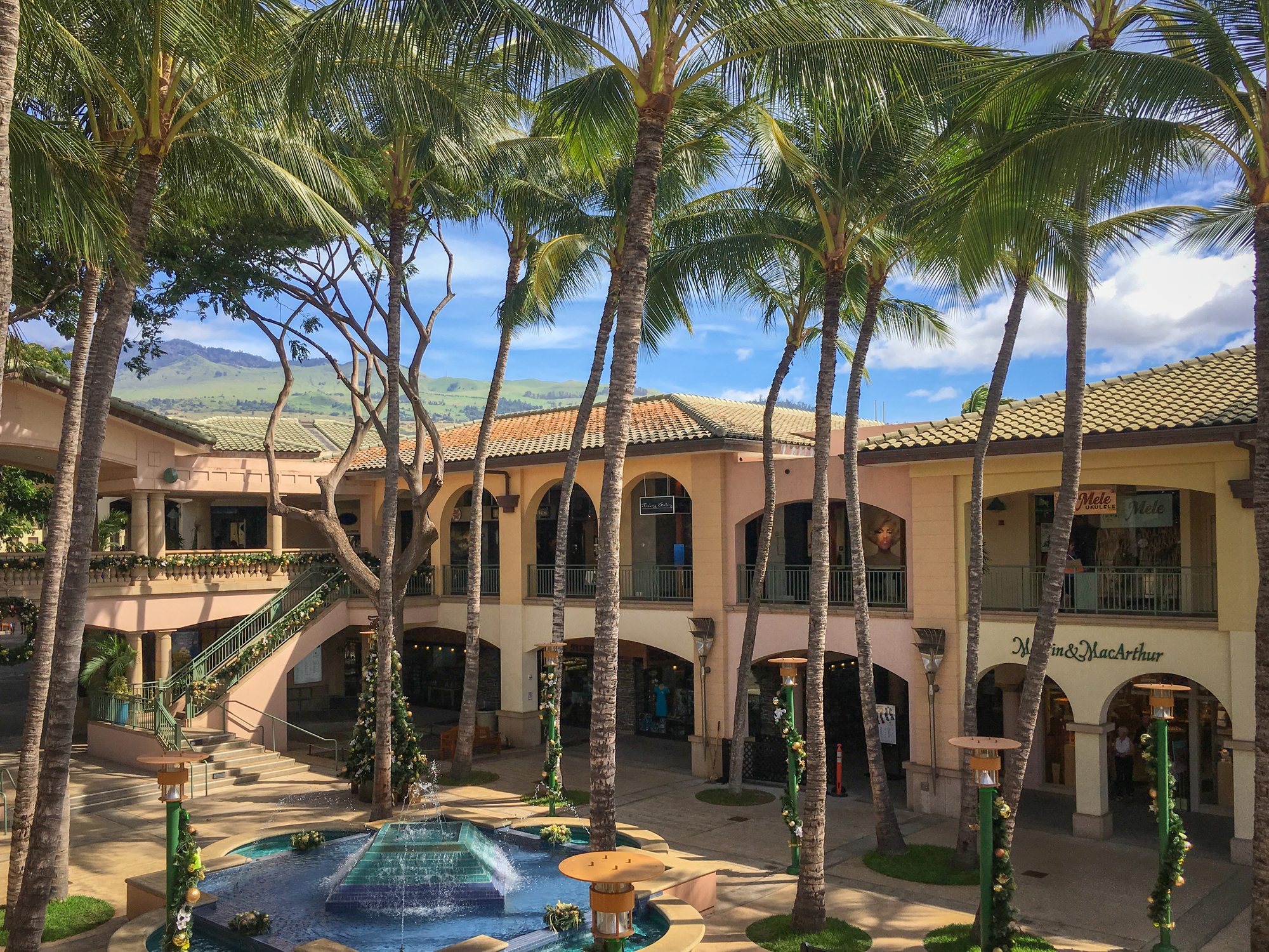 The Shops at Wailea on the Island of Maui