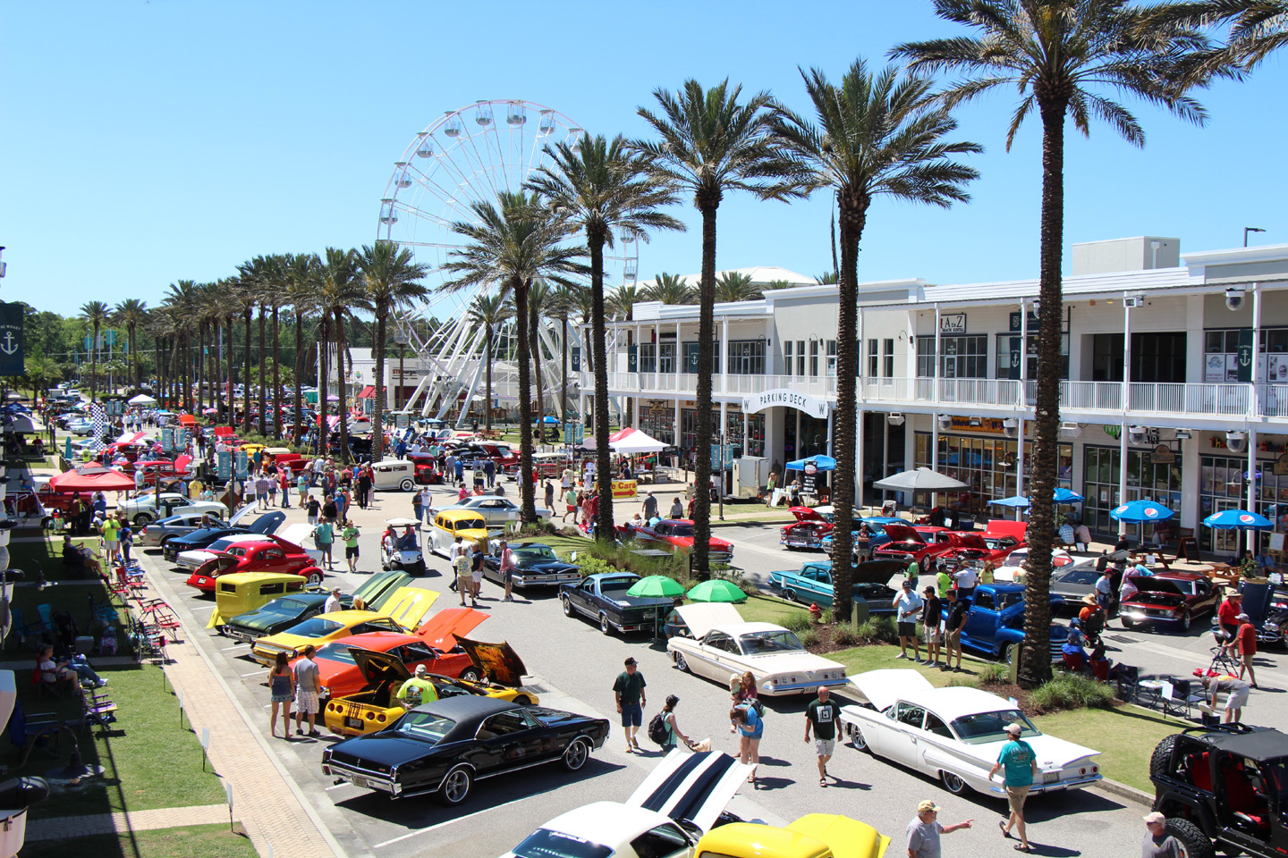 The Wharf Car Show in Orange Beach Alabama