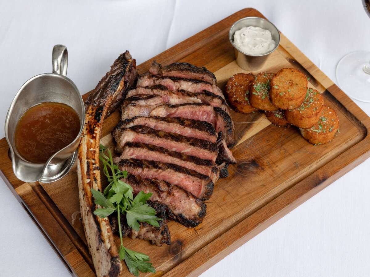 Tomahawk Steak and Scallops | Lobster Bar Sea Grille Fort Lauderdale