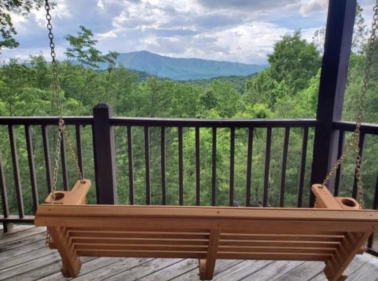 Wears Valley View from Deck Swing