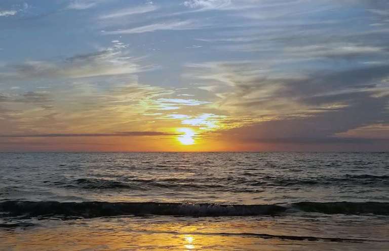 Sunset at Manatee Beach