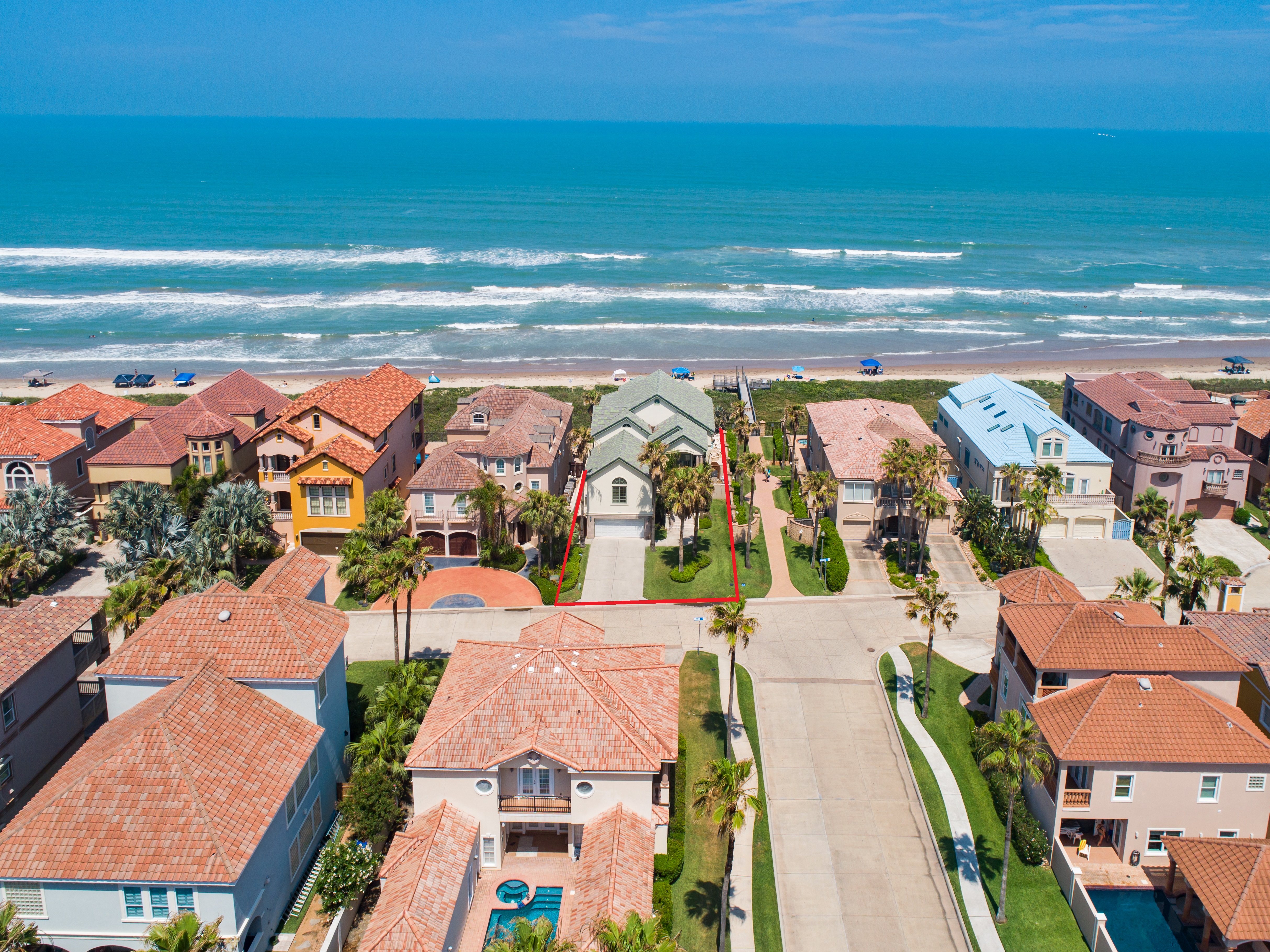 6500 Beach Drive: 5 Bedroom Pool Private Beachfront Vacation Home 6500 Beach Drive South Padre Island