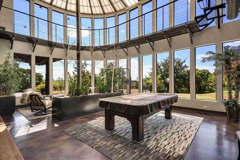 Spectacular Great Room with Floor to Ceiling Windows