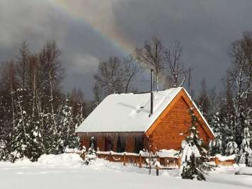 Welcome to Bear Cabin in Bretton Woods! Beautiful in every season, and less than 2 minutes from the ski slopes. And if you prefer not to leave the home, there are a few miles of walking/snowshoeing trails right on site, meandering between red spruce fores