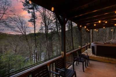 The Legend of Aska Enjoy the river and mountain views from the deck