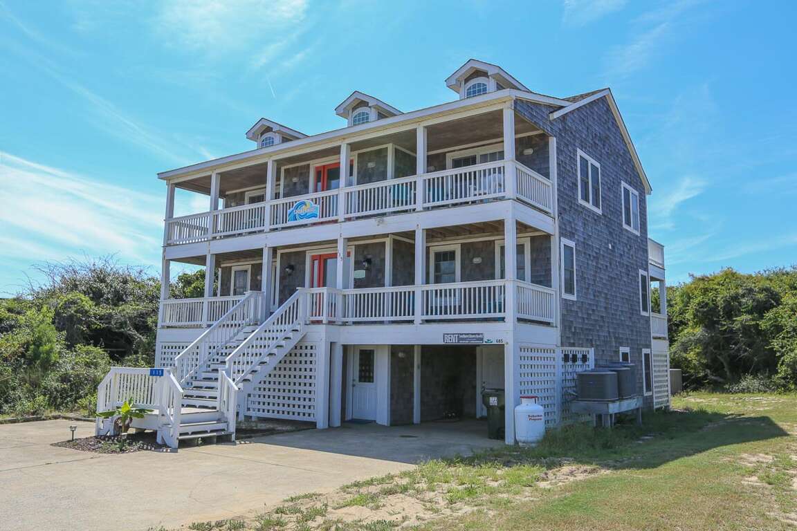 Semi-Oceanfront Outer Banks Vacation Rental 2021