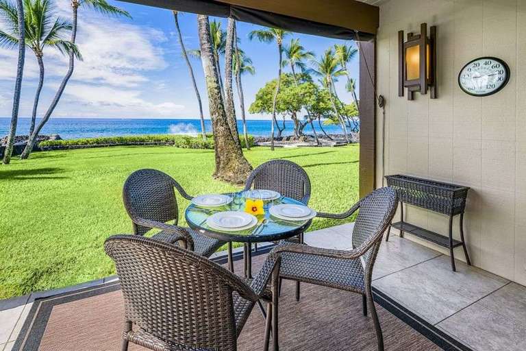 Private Lanai Offers Outside Dining