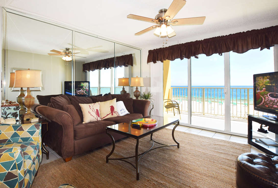 Living Room - Gulf Dunes 309 Fort Walton Beach Okaloosa Island Vacation Rentals