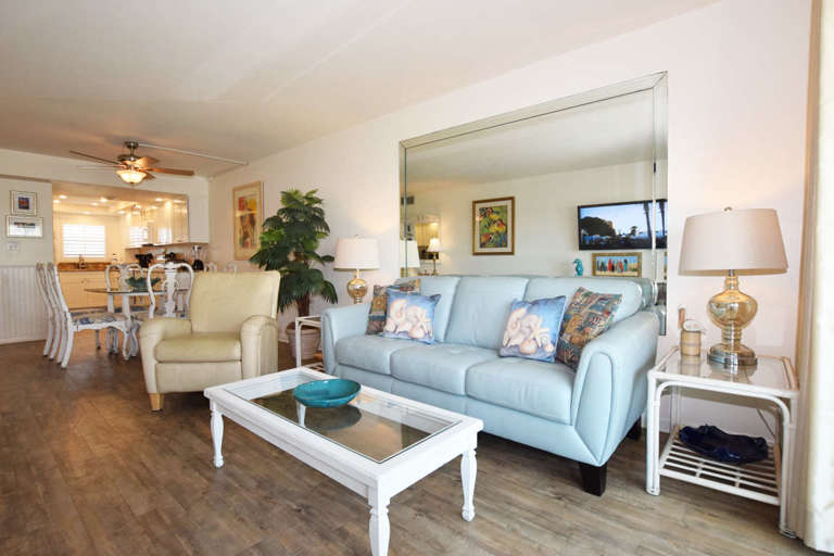 Living Room - El Matador Resort, Okaloosa Island Fort Walton Beach Vacation Rentals