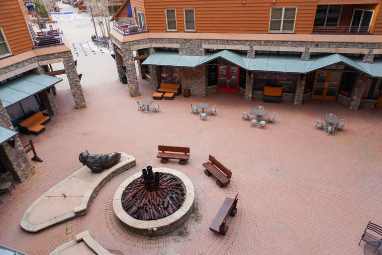 Awesome Firepit In the Buffalo Courtyard