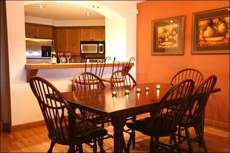 The Dining Area is Perfect for Gathering with Family and Friends