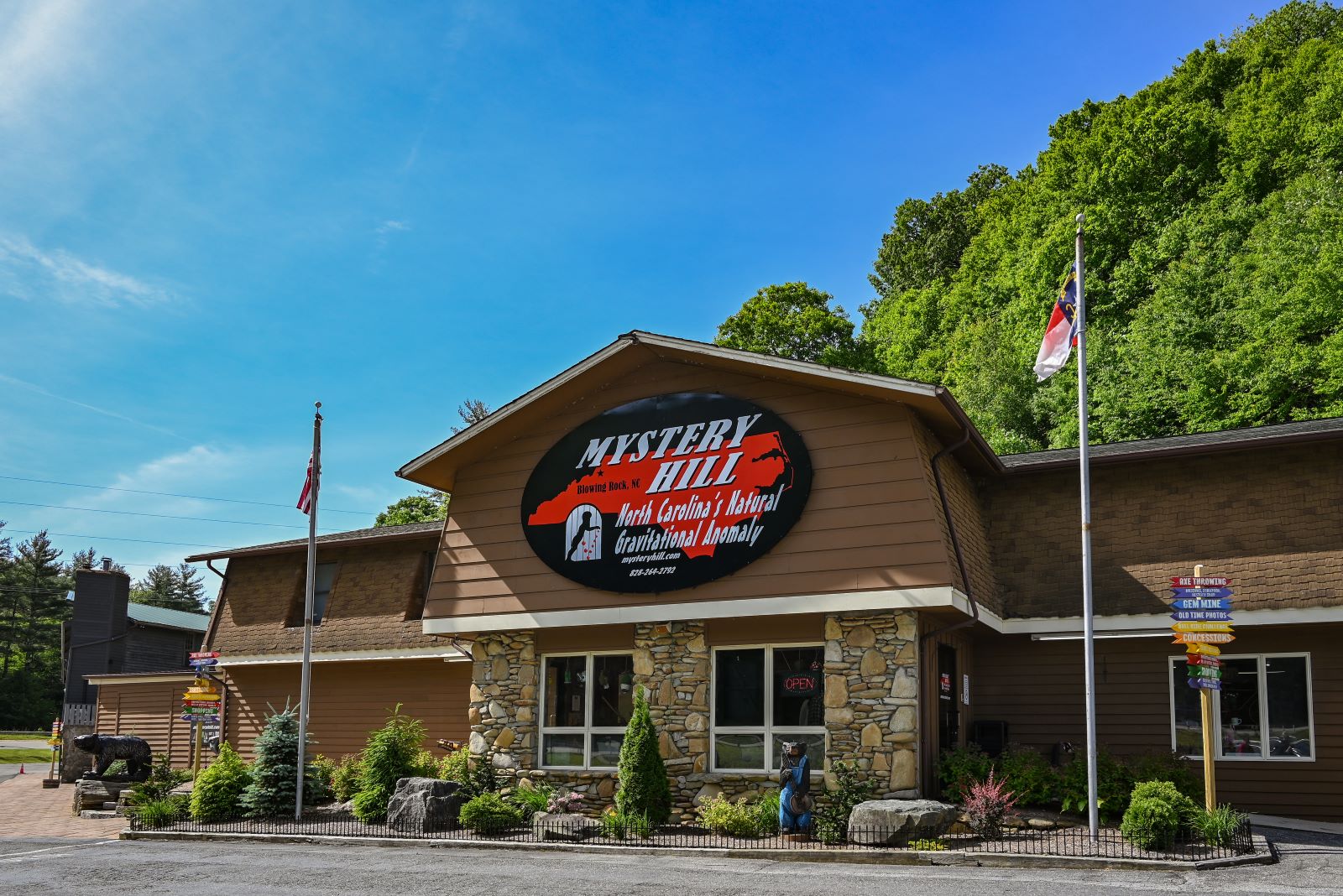Mystery Hill in Blowing Rock North Carolina