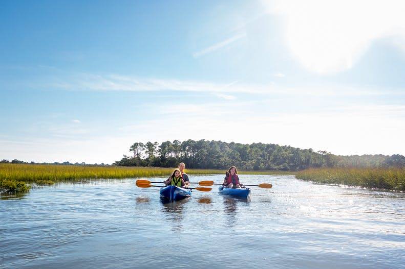 Kayaking in the Sea Islands