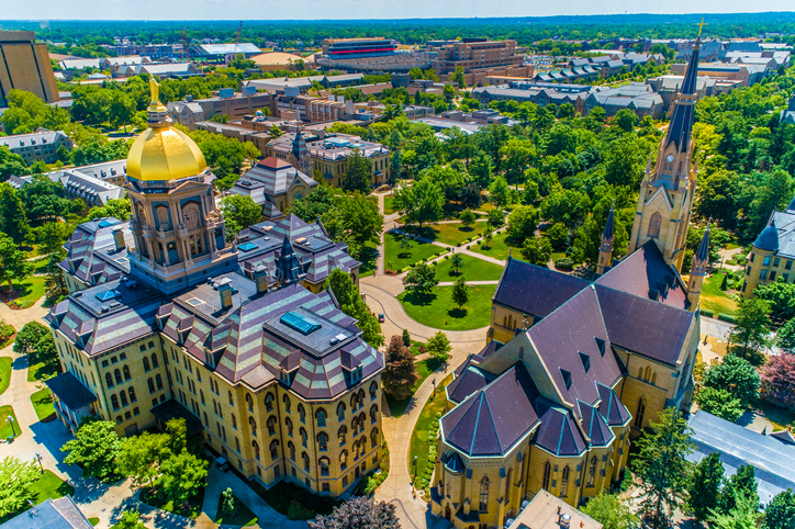 university of notre dame campus