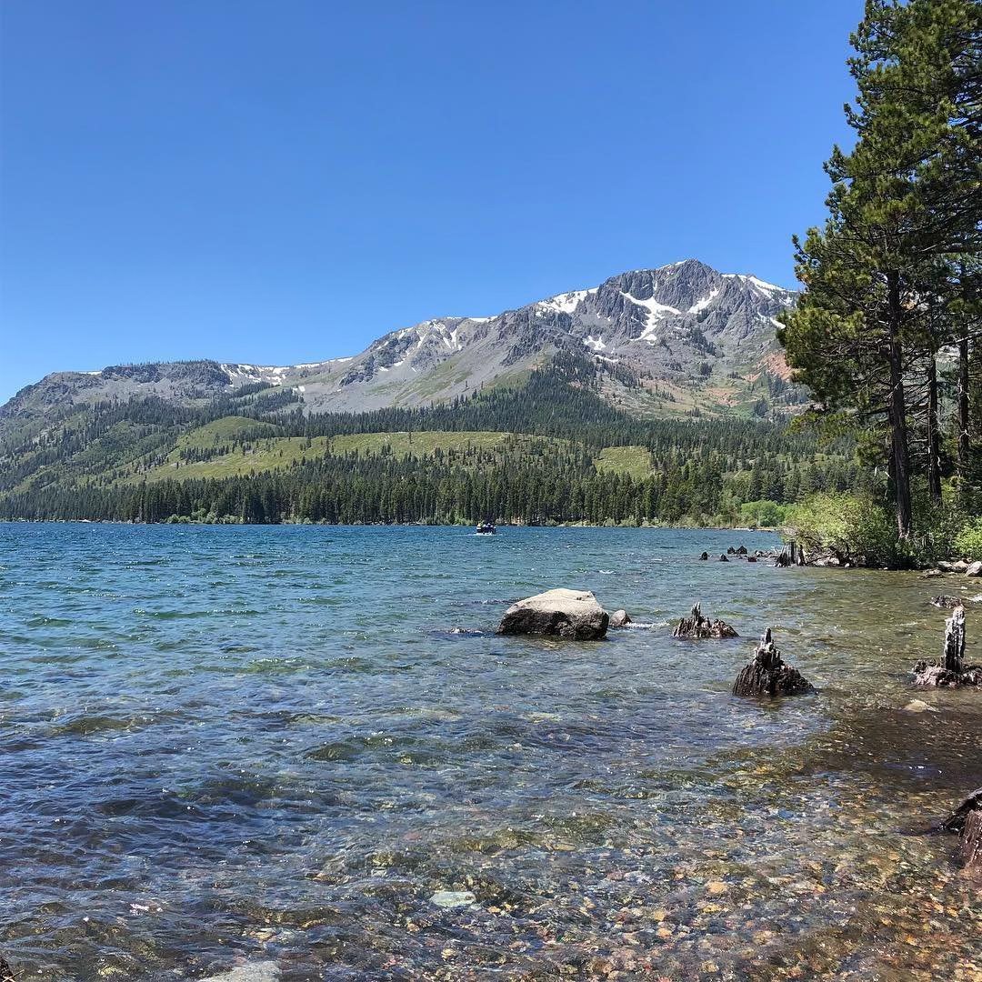 Fallen Leaf Lake near Lake Tahoe California