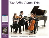 Chamber Music Unbound Presents The Felici Piano Trio In A Concert Entitled “Fire & Ice”