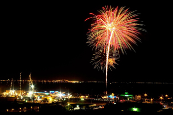 Friday Night Fireworks on South Padre Island